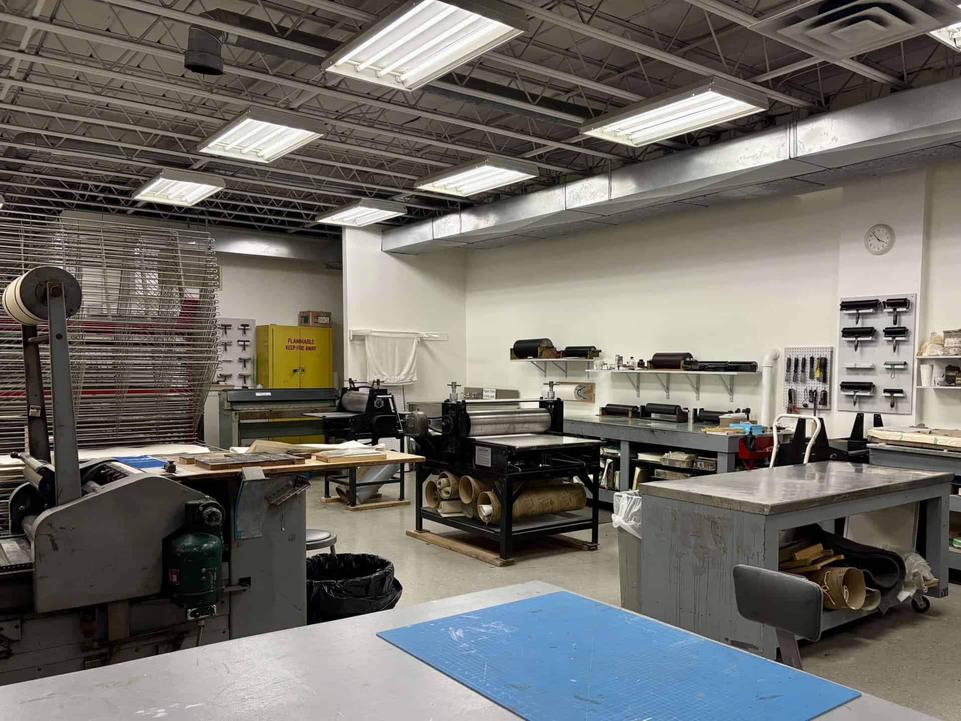 The Traditional Printmaking Studio at Centre[4]Arts.