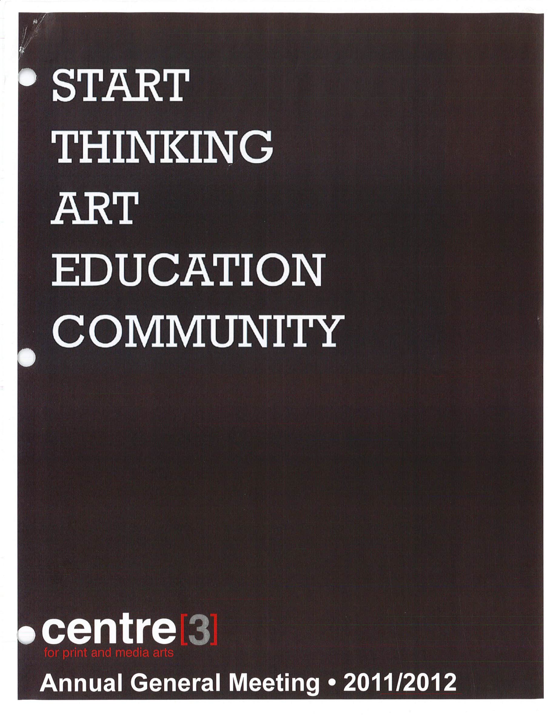 Cover of the 2011/12 Annual General Meeting report.